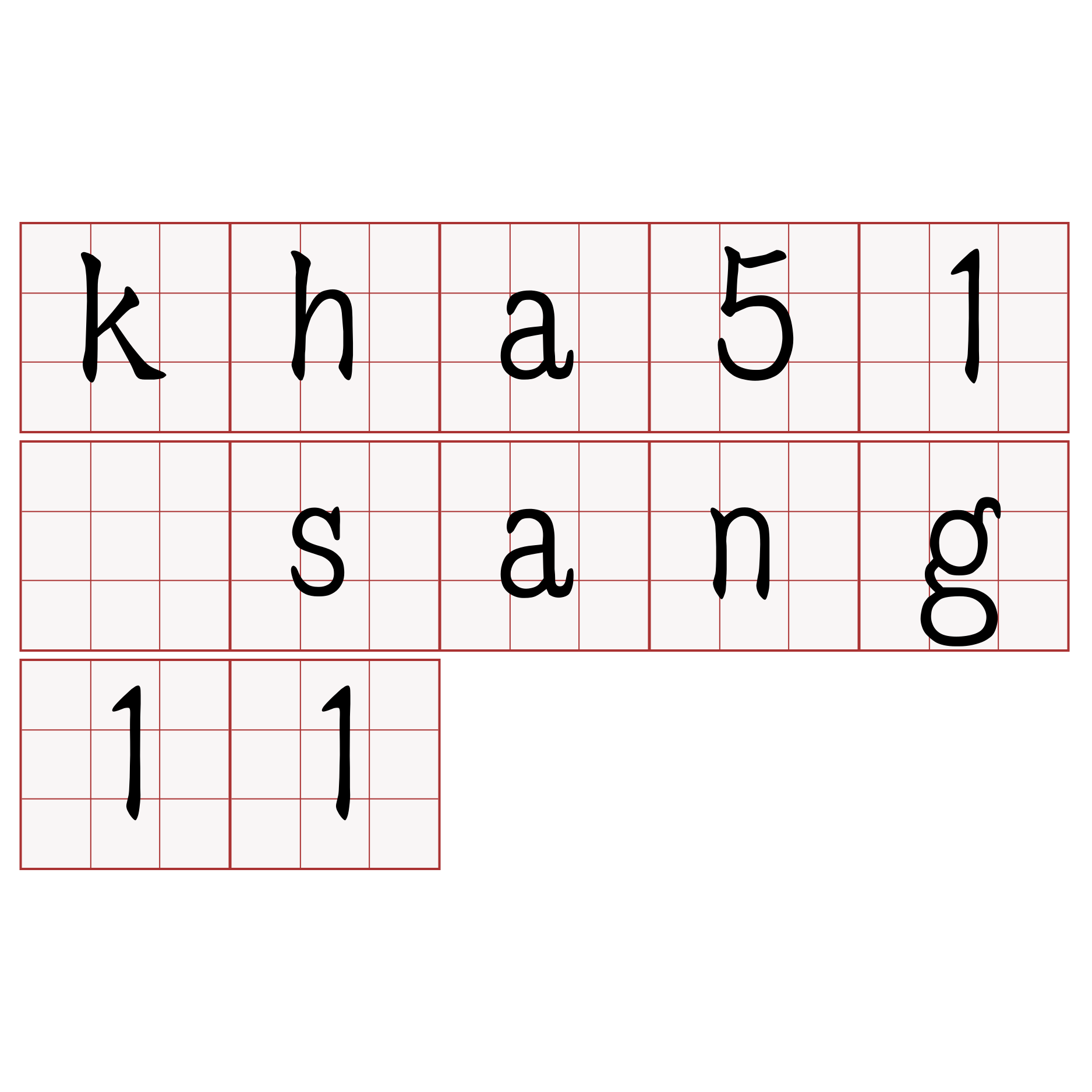 kha51 sang11